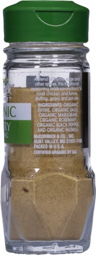 McCormick® Gourmet™ Organic Poultry Seasoning Perspective: right