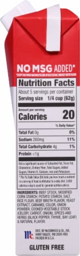 McCormick® Beef Gravy Perspective: right