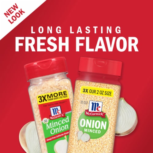 McCormick Minced Onions Perspective: right