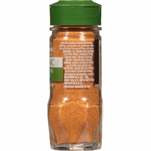 McCormick® Gourmet Organic Peruvian Seasoning Perspective: right