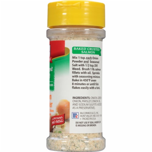 McCormick California Style Onion Powder Perspective: right