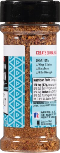 McCormick® Gluten-Free A Hint of Sea Salt Caribbean Jerk Chicken Seasoning Perspective: right