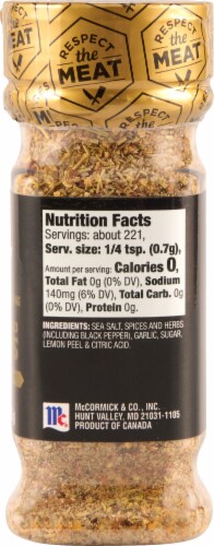 McCormick® Grill Mates® Garlic & Crushed Herbs With Salt And Pepper Perspective: right