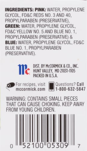 McCormick® Neon Food Colors And Egg Dye Perspective: right