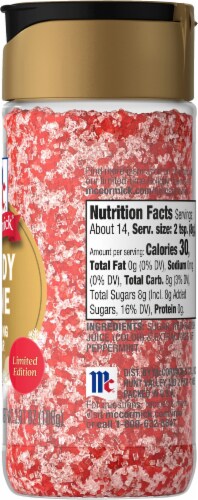 McCormick® Candy Cane Finishing Sugar Perspective: right