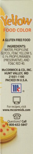 McCormick® Yellow Food Coloring Perspective: right