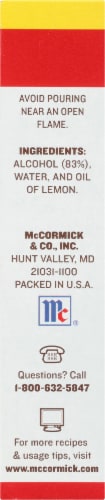 McCormick® Pure Lemon Extract Perspective: right