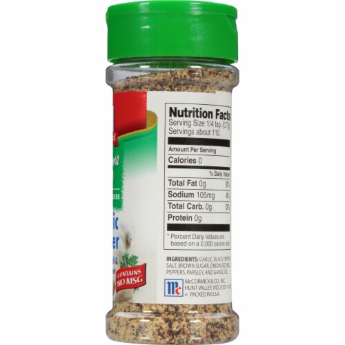 McCormick Perfect Pinch Salt Free Garlic & Herb Seasoning Shaker, 2.75 oz -  Kroger