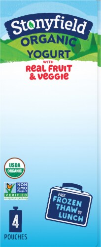 Stonyfield Organic® Pear Spinach Mango Whole Milk Perspective: right