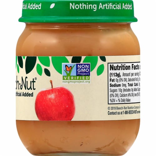 Beech-Nut® Stage 2 Apple Baby Food Perspective: right