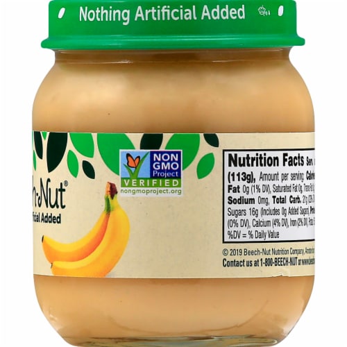Beech-Nut® Stage 2 Banana Baby Food Perspective: right