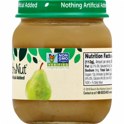 Beech-Nut® Stage 2 Pear Baby Food Perspective: right