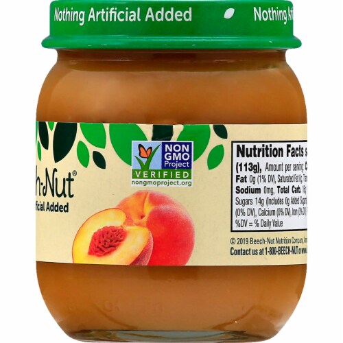 Beech-Nut® Stage 2 Peaches Baby Food Perspective: right