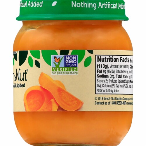 Beech-Nut® Stage 2 Squash Baby Food Perspective: right