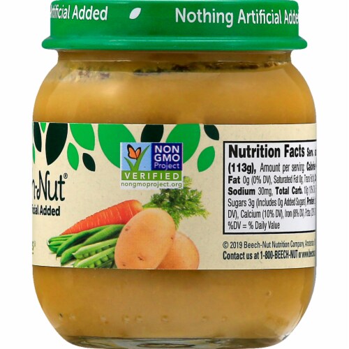 Beech-Nut® Stage 2 Garden Vegetables Baby Food Perspective: right