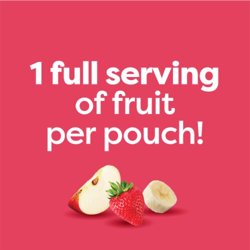 Beech-Nut® Fruities Stage 2 Banana Apple & Strawberry Baby Food Pouch Perspective: right