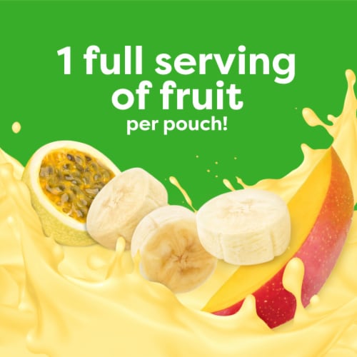 Beech-Nut Smoothie + Prebiotics for Toddlers, Banana Mango Passion Fruit & Yogurt Perspective: right