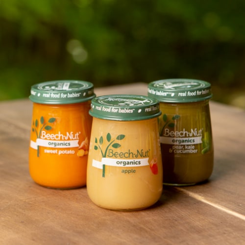 Beech-Nut® Organics Stage 1 Pear Baby Food Perspective: right
