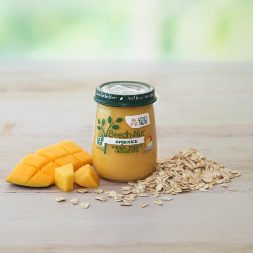 Beech-Nut Organics Stage 3 Mango Yogurt & Oats Organic Baby Food Jar