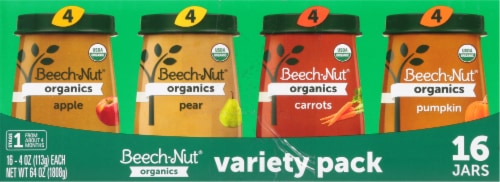 Beech-Nut Organics Stage 1 Baby Food Variety Pack Perspective: right