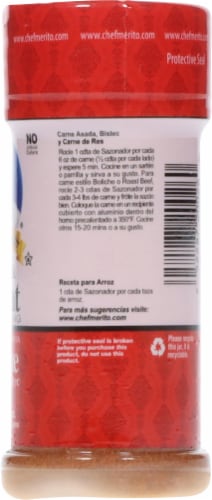 Chef Merito Steak & Meat Seasoning Perspective: right