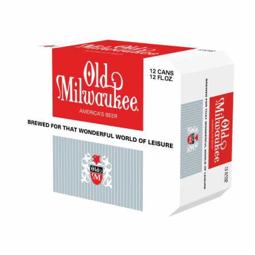 Old Milwaukee Lager Domestic Beer Perspective: right