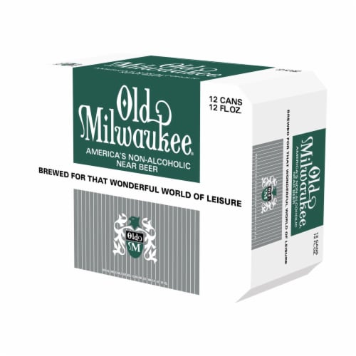 Old Milwaukee® Non-Alcoholic Beer Perspective: right