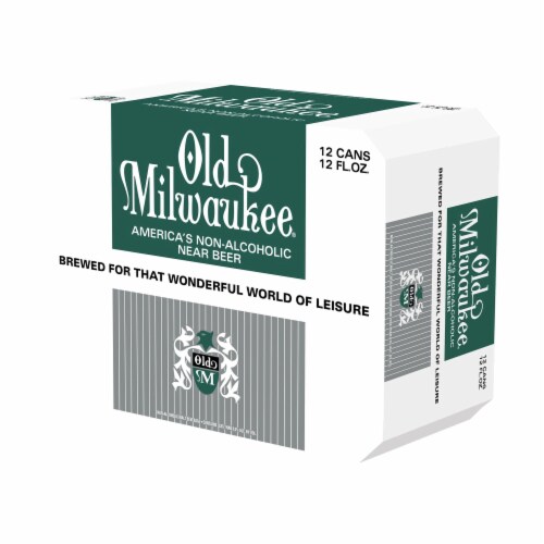 Old Milwaukee Non Alcoholic Lager Domestic beer Perspective: right
