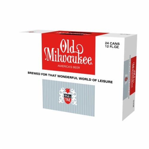 Old Milwaukee Lager Domestic Beer Perspective: right