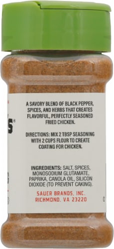 Sauer's® Fried Chicken Seasoning Perspective: right