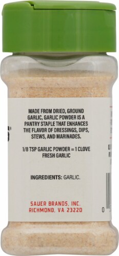 Sauer's® Garlic Powder Perspective: right