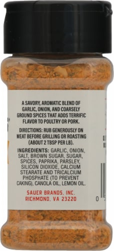 Sauer's® Chicken Rub Seasoning Perspective: right