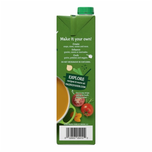 Pacific Foods Organic Vegetable Broth Perspective: right