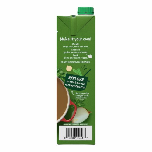 Pacific Foods™ Organic Beef Broth Perspective: right