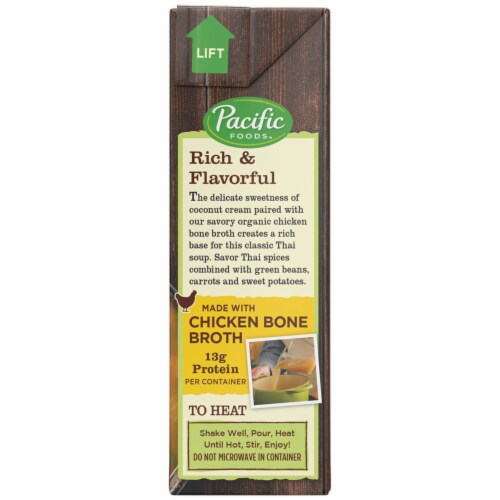 Pacific Foods™ Organic Tom Kha Phak Soup with Chicken Bone Broth Perspective: right