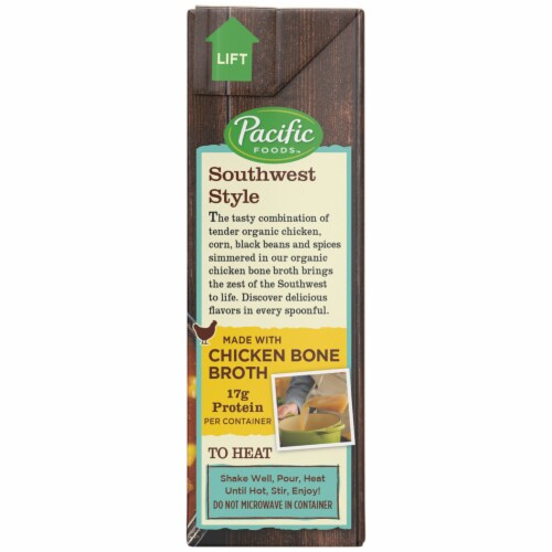 Pacific Foods™ Organic Southwest Style Chicken Tortilla Soup Perspective: right