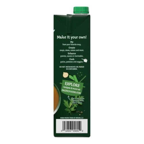 Pacific Foods™ Organic Beef Bone Broth Perspective: right