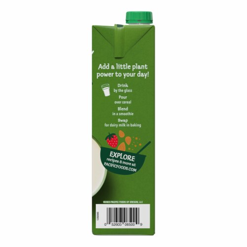 Pacific Foods™ Organic Almond Plant-Based Beverage Perspective: right