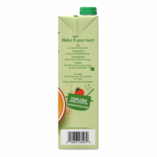 Pacific Foods Organic Garden Tomato Oat Milk Soup Perspective: right