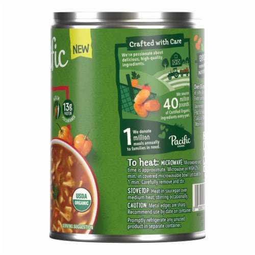 Pacific Foods Organic Spicy Chicken Noodle Soup Perspective: right