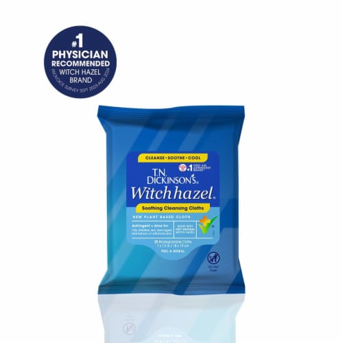T.N. Dickinson's® Witch Hazel® Soothing Multi-Use Cleansing Cloths Perspective: right