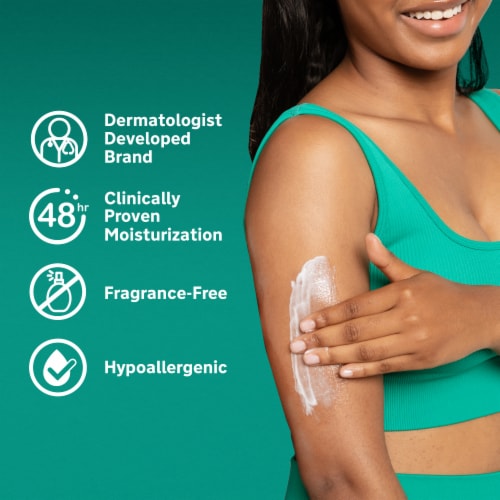 Lubriderm Intense Skin Repair Lotion Body, Face, & Hand + Pro Ceramide, Fragrance Free, for Dry Skin Perspective: right