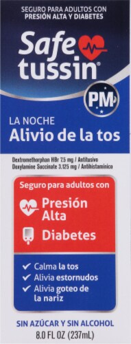 Safetussin® Nighttime Cough + Cold Relief Liquid Perspective: right