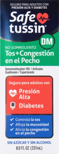 Safetussin® Non Drowsy Cough + Chest Congestion Medicine Perspective: right