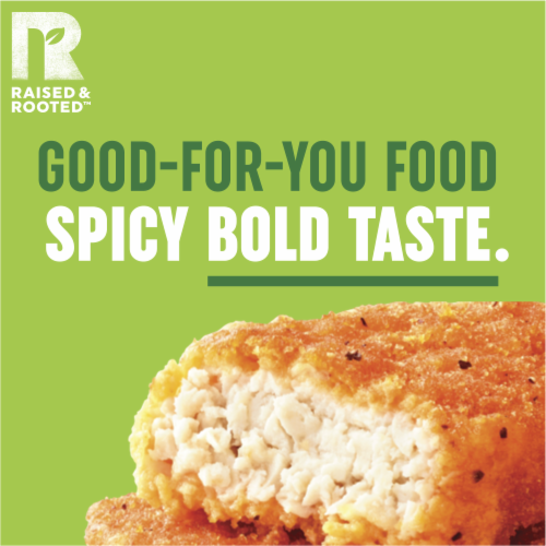 Raised & Rooted™ Plant Based Spicy Nuggets Perspective: right