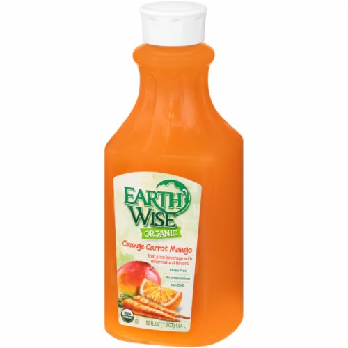 Earth Wise Organic™ Orange Carrot Mango Fruit Juice Beverage Perspective: right