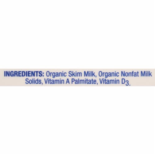 Stremicks Heritage Foods Organic Fat Free Milk Half Gallon Perspective: right