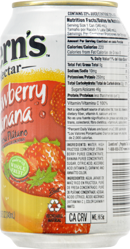 Kern's Strawberry Banana Nectar Perspective: right