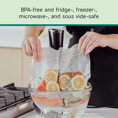 FoodSaver® Heat-Seal Pre-Cut Gallon Bags Perspective: right