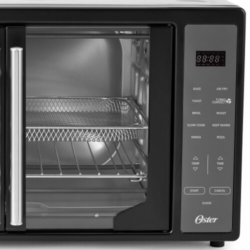 Oster French Door Turbo Convection Toaster Oven with Extra Large Interior,  Black, 1 Piece - Foods Co.